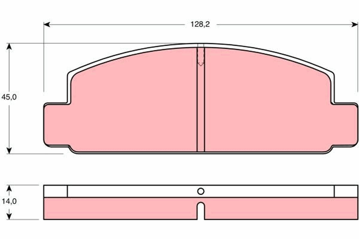 TRW DISC BRAKE PADS - TecDoc Only