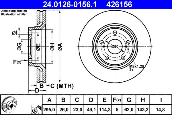 Brake Disc 24.0126-0156.1