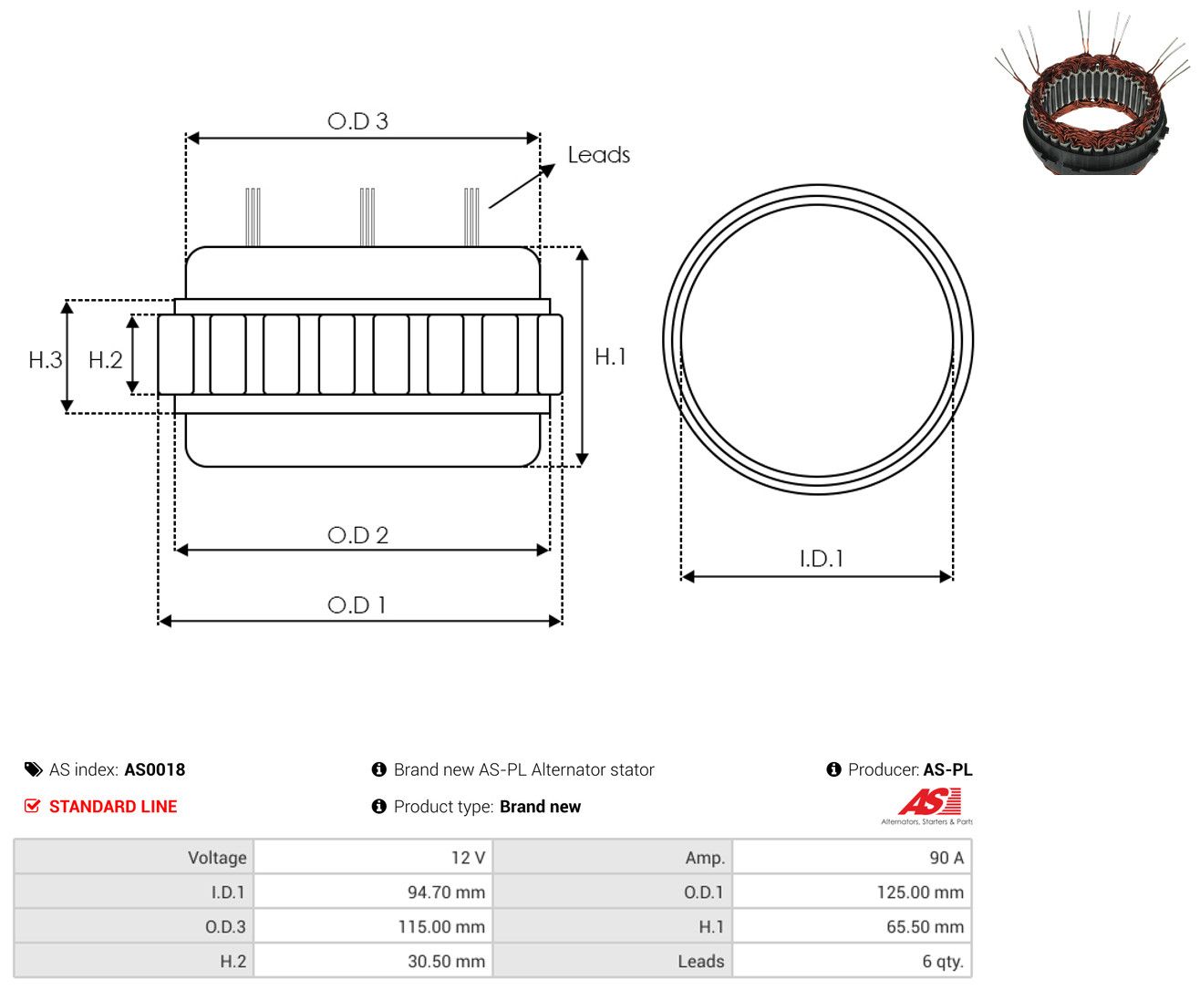 Stator, Generator