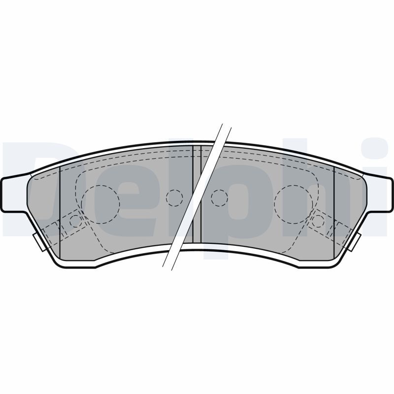 Brake Pad Set, disc brake LP2197