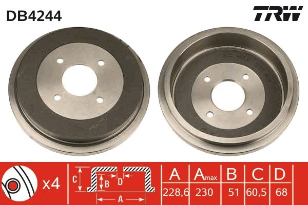 TAMBOUR DE FREIN  9900