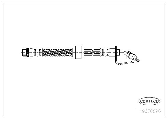 FLEXIBLE DE FREIN OPEL L.T.-RENA  0705