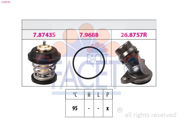 FACET 7.8757K - Thermostat, K&uuml;hlmittel