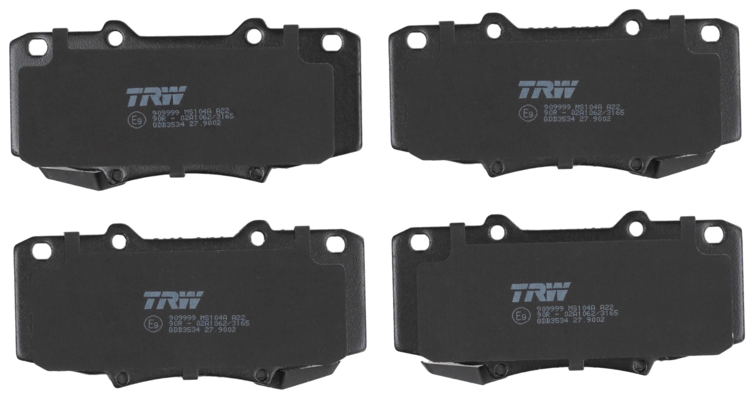 TRW DISC BRAKE PADS - TecDoc 2