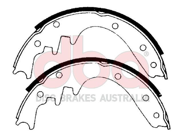 Street Series Brake Shoes [Holden / Gemini / Torana 1962-79 228.6mm] - TecDoc Only