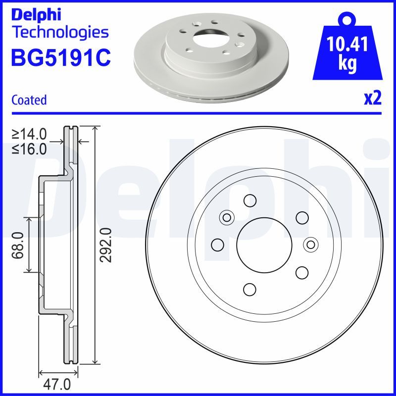 Brake Disc BG5191C