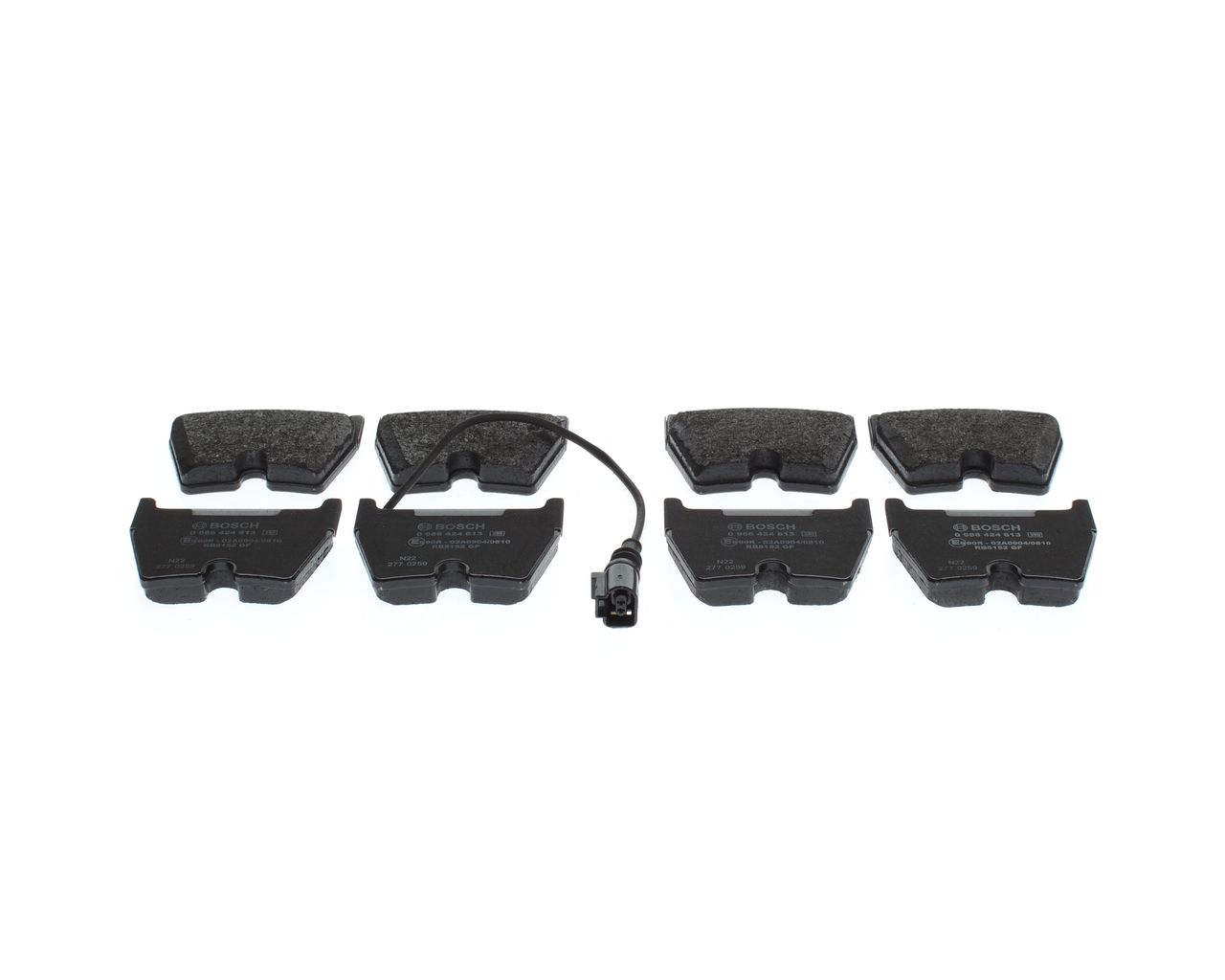 BOSCH 0 986 424 613 Brake Pad Set, disc brake