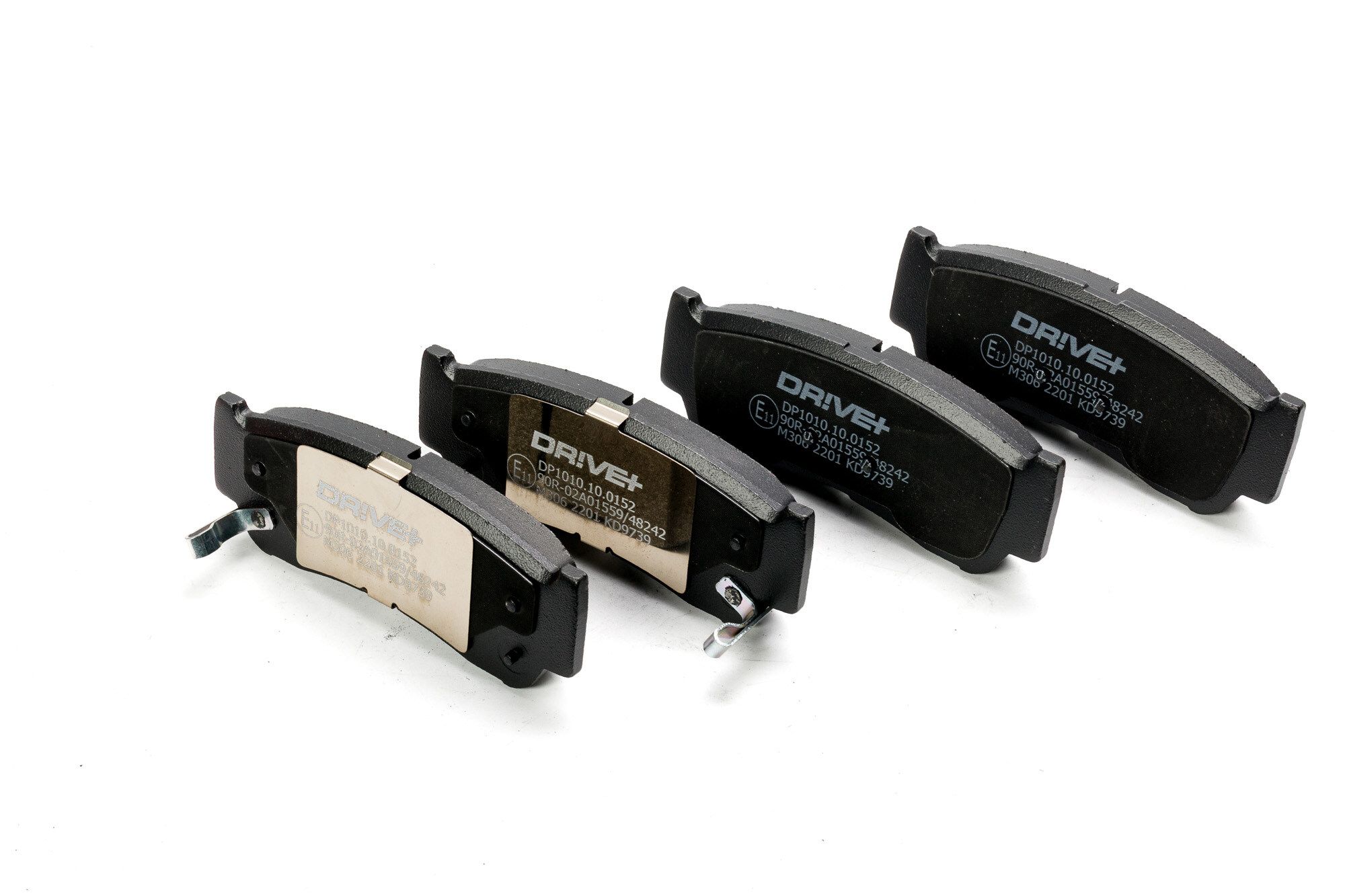 stabdžių trinkelių rinkinys, diskinis stabdys DP1010.10.0152 Dr!ve+