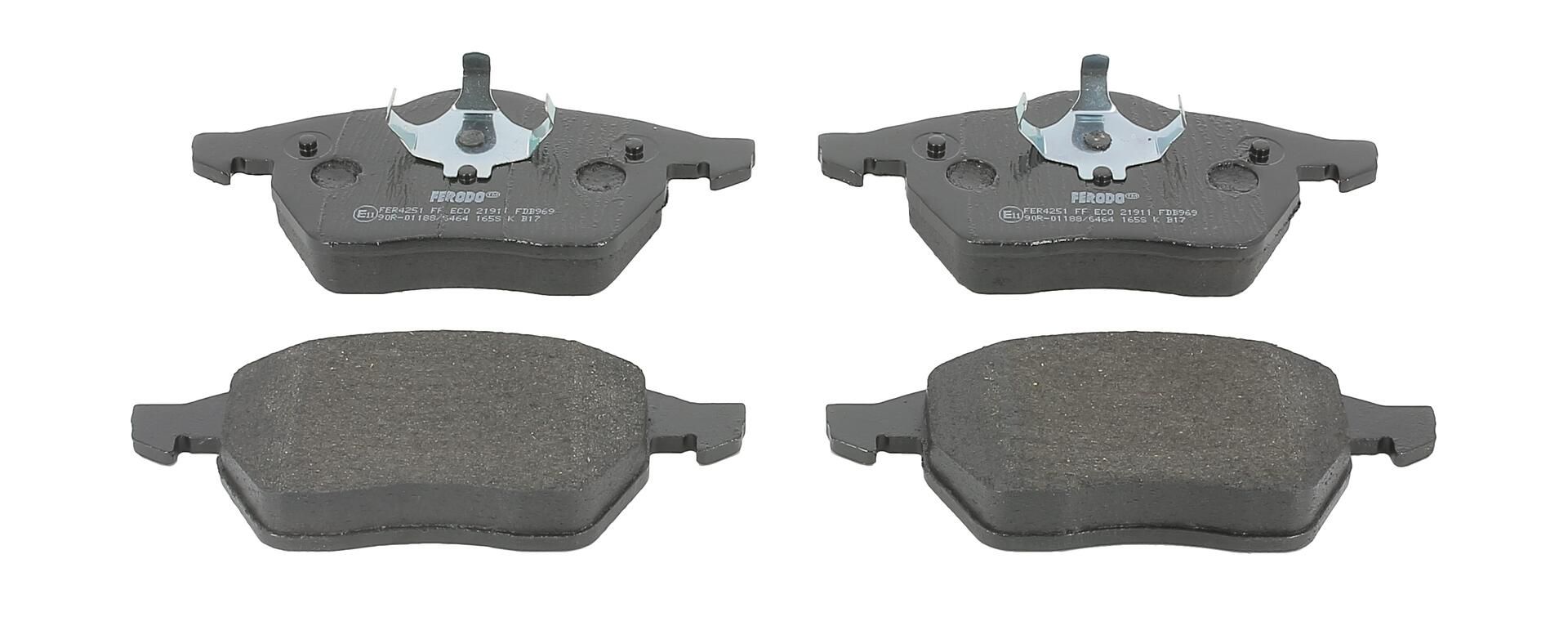 FERODO FDB969 - Bremsbelagsatz, Scheibenbremse PREMIER ECO FRICTION