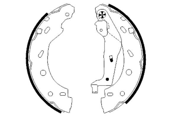 Brake Shoe Set 91057400