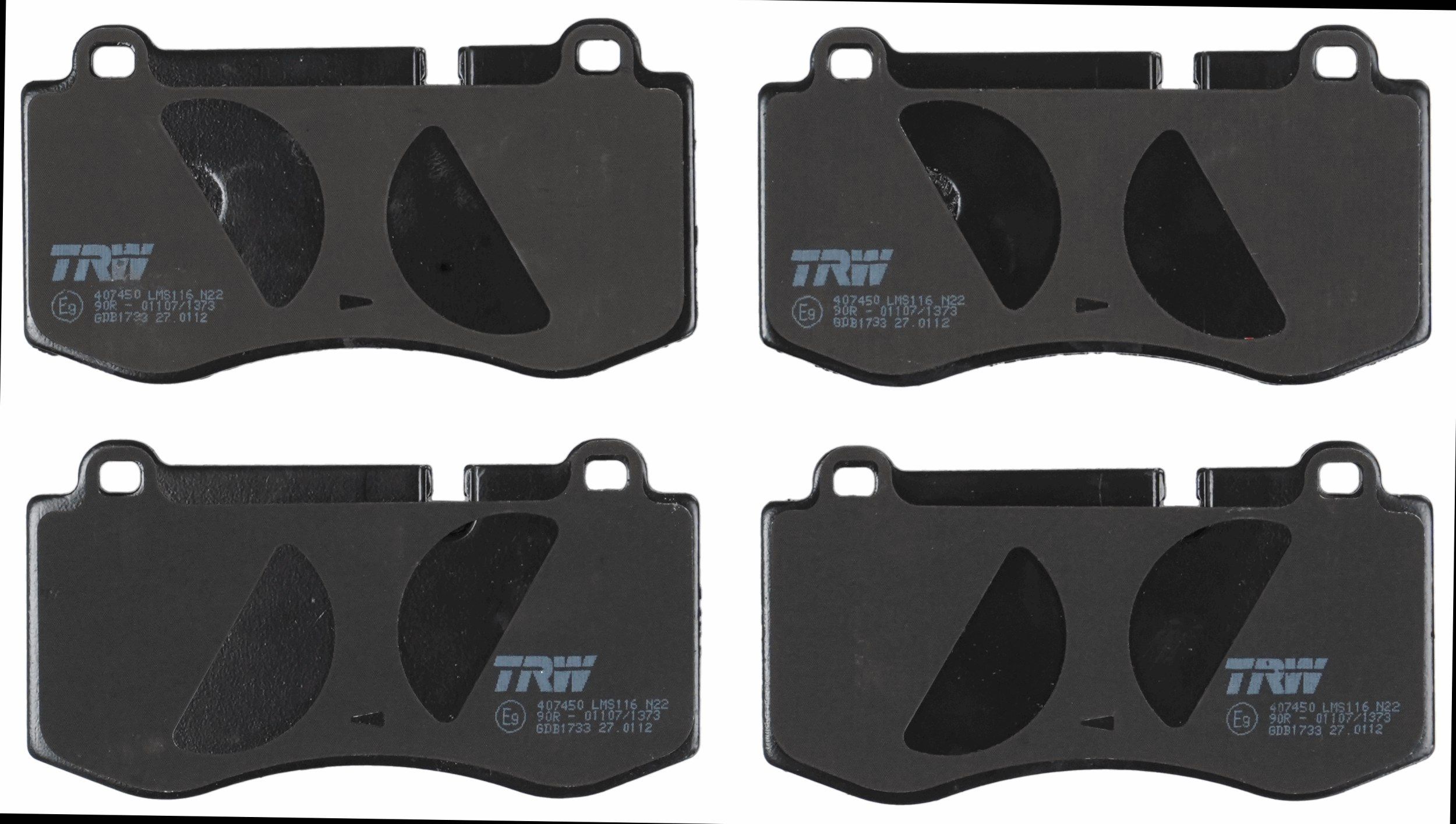 TRW DISC BRAKE PADS - TecDoc 2