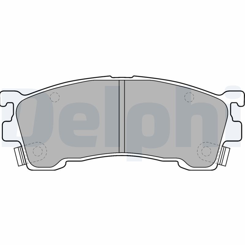 Brake Pad Set, disc brake LP1518