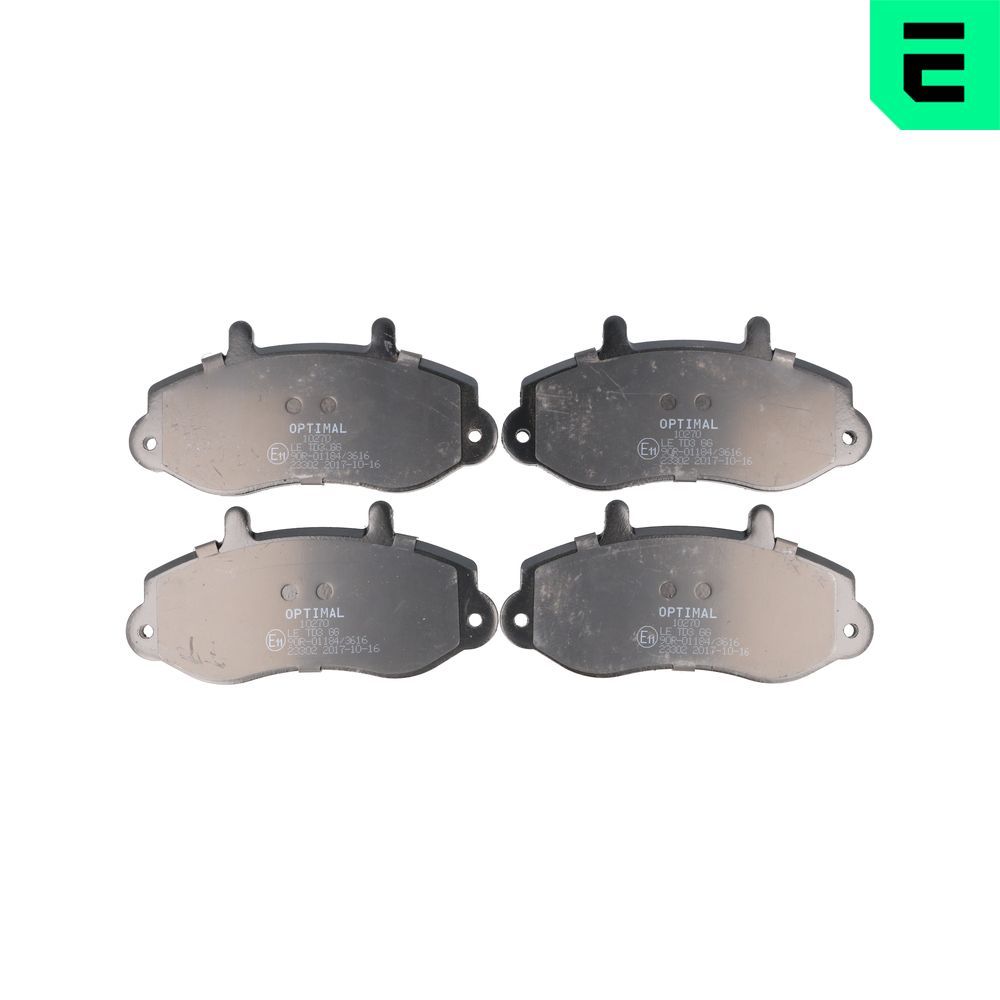 OPTIMAL BP-10270 - Bremsbelagsatz, Scheibenbremse