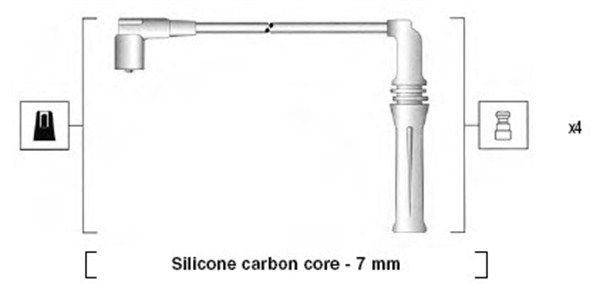 941365120935 MAGNETI MARELLI gyújtókábelkészlet