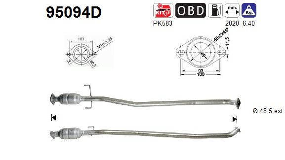 95094D AS katalizátor