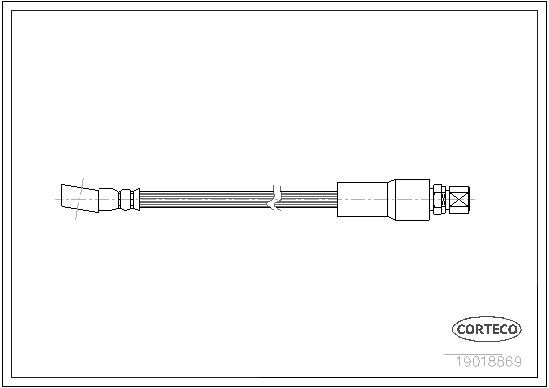 FLEXIBLE DE FREIN OPEL-VAUXHALL  0705