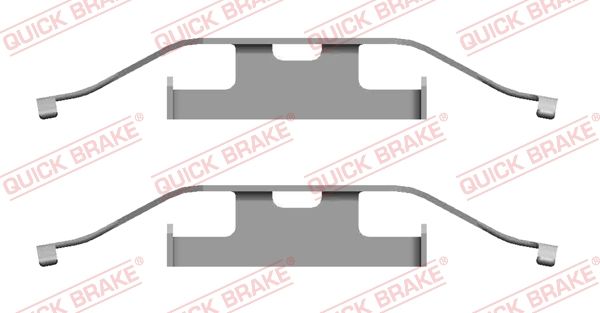 Accessory Kit, disc brake pad 109-1682