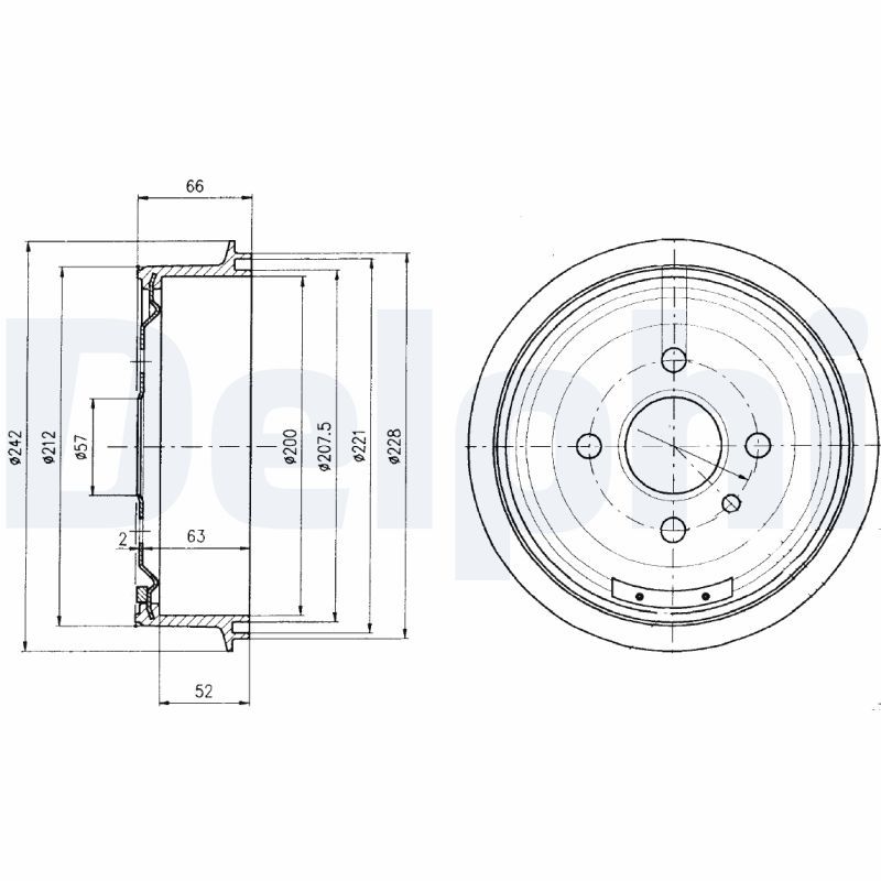 BRP BD-5002 Brake Drum