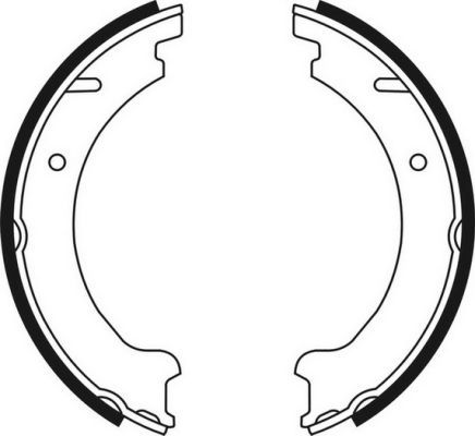 Brake Shoe Set, parking brake CRV002ABE