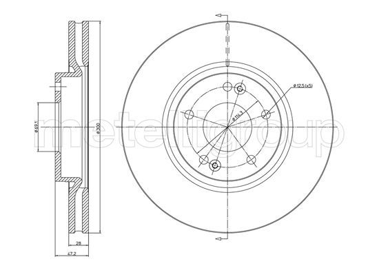 Brake Disc 23-0925C