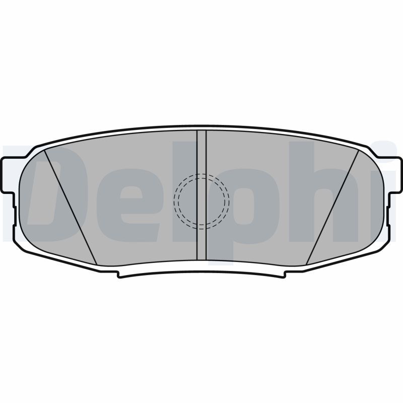 Brake Pad Set, disc brake LP2154