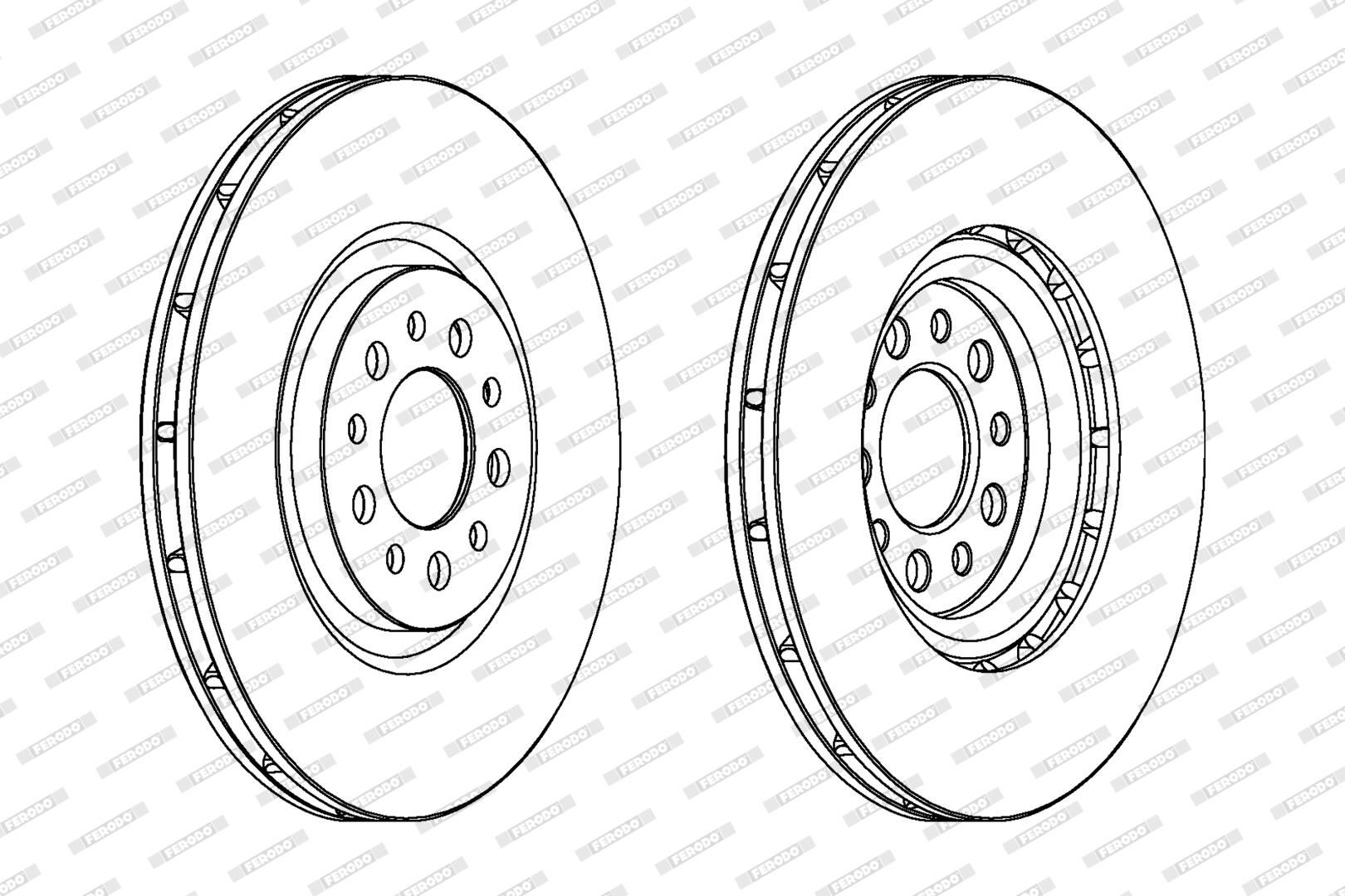 FERODO DDF1453C - Bremsscheibe PREMIER