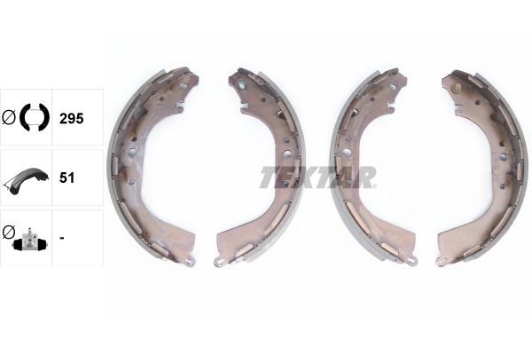 TEXTAR 91056200 - Bremsbackensatz