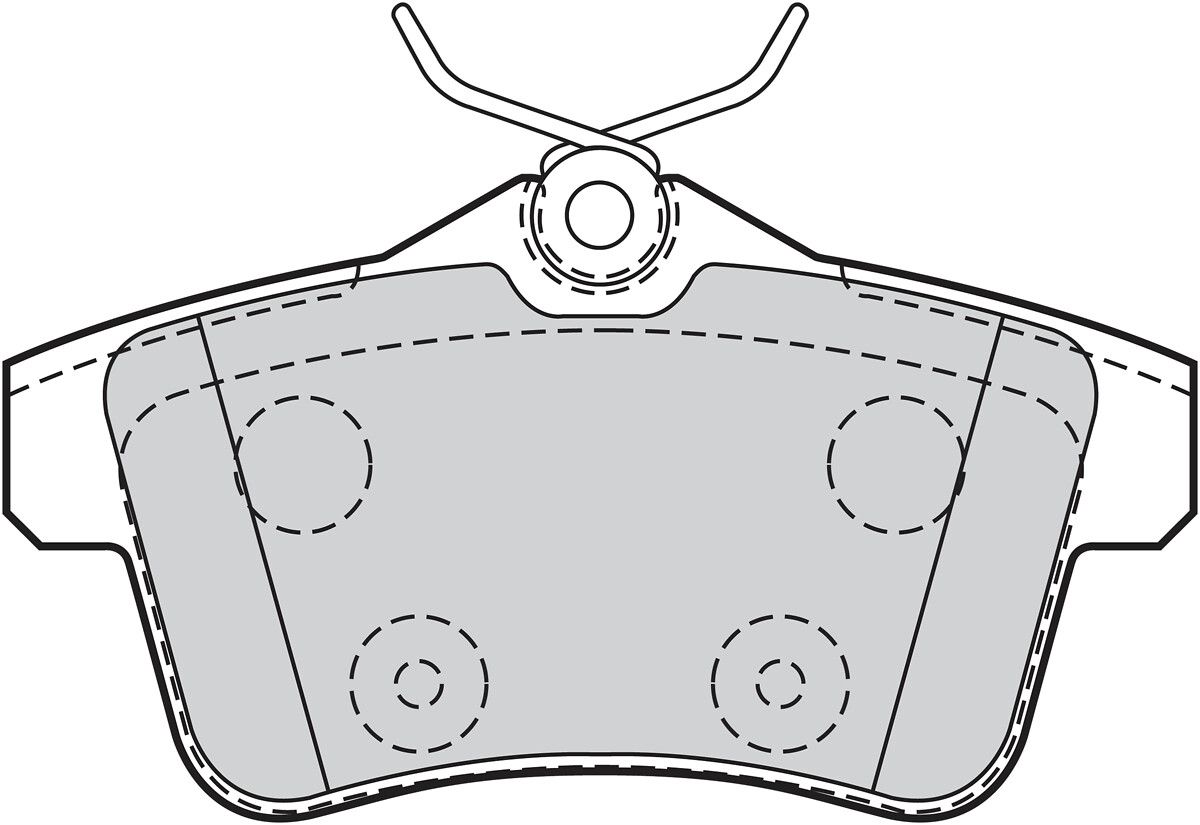 Bremsbelagsatz, Scheibenbremse