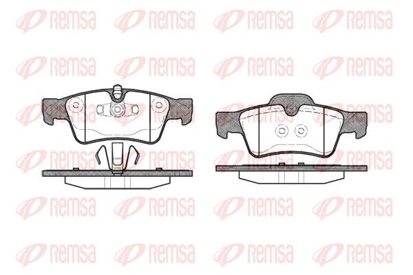 Premium Rear Brake Pad Set Premium Rear Brake Pad Set
