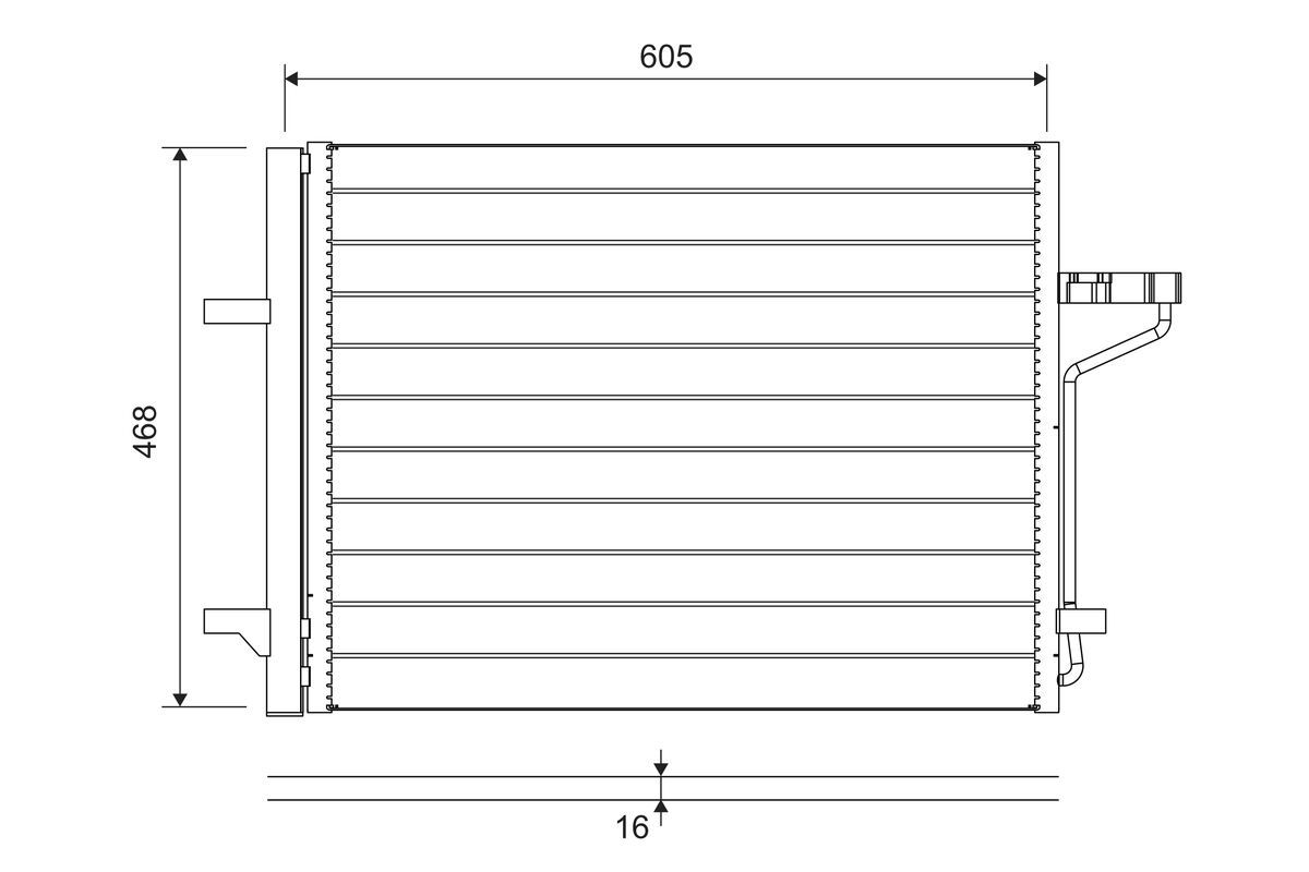 VALEO 812877 - Kondensator, Klimaanlage