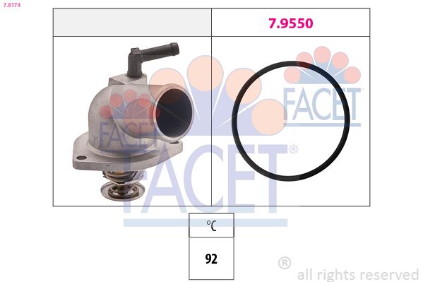 Thermostat, coolant 7.8174