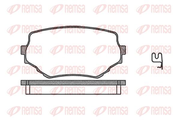 Brake Pad Set, disc brake 0594.02