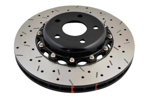 5000 Fully Assembled 2-piece Black Hat XS Cross-drill/slotted KP [ Subaru WRX  US SPEC F ] - TecDoc 1