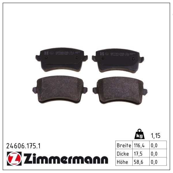 Bremsbelagsatz, Scheibenbremse