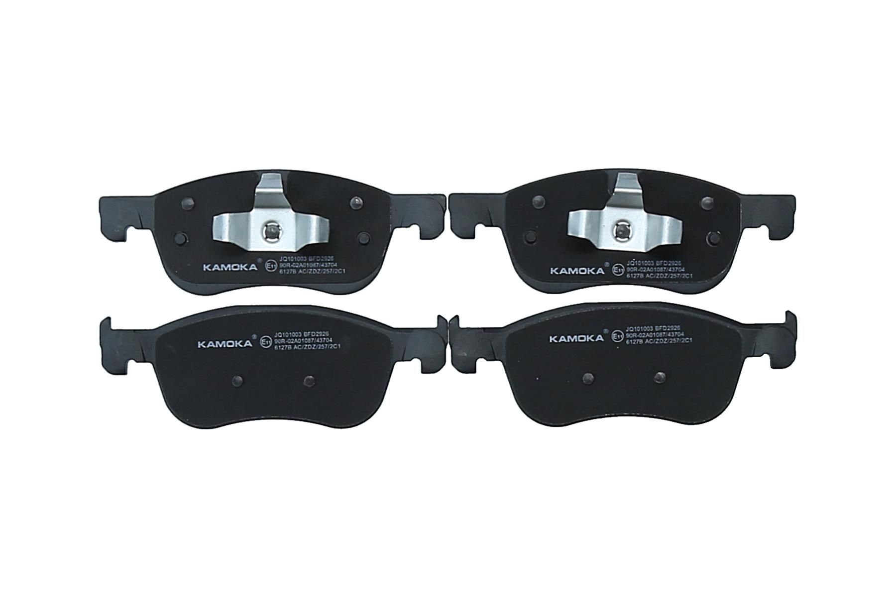 Bremsbelagsatz, Scheibenbremse