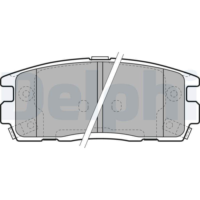 Brake Pad Set, disc brake LP1988