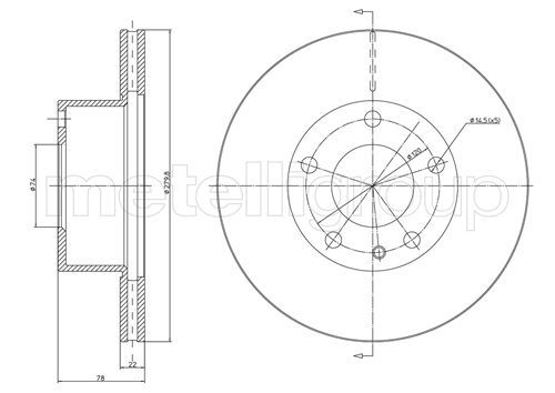 Brake Disc 800-061