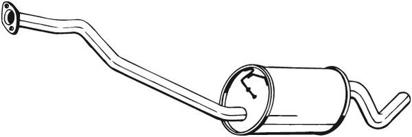 BOSAL 281-845 - Mittelschalldämpfer