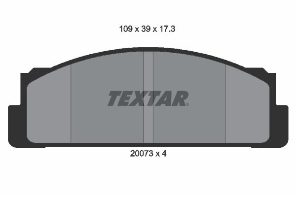 Brake Pad Set, disc brake 2007304