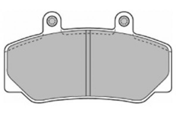Bremsbelagsatz, Scheibenbremse