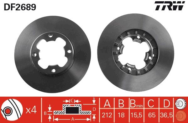 PAIRE DE DISQUES  9900