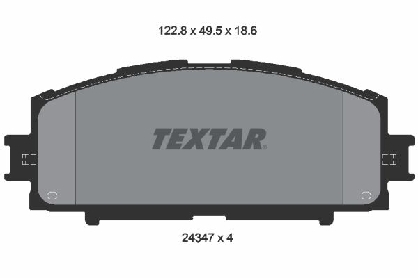 Brake Pad Set, disc brake 2434701