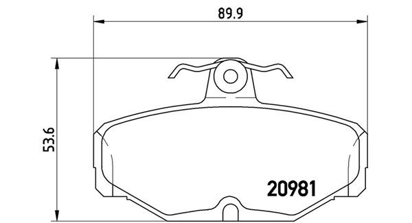 Bremsbelagsatz, Scheibenbremse
