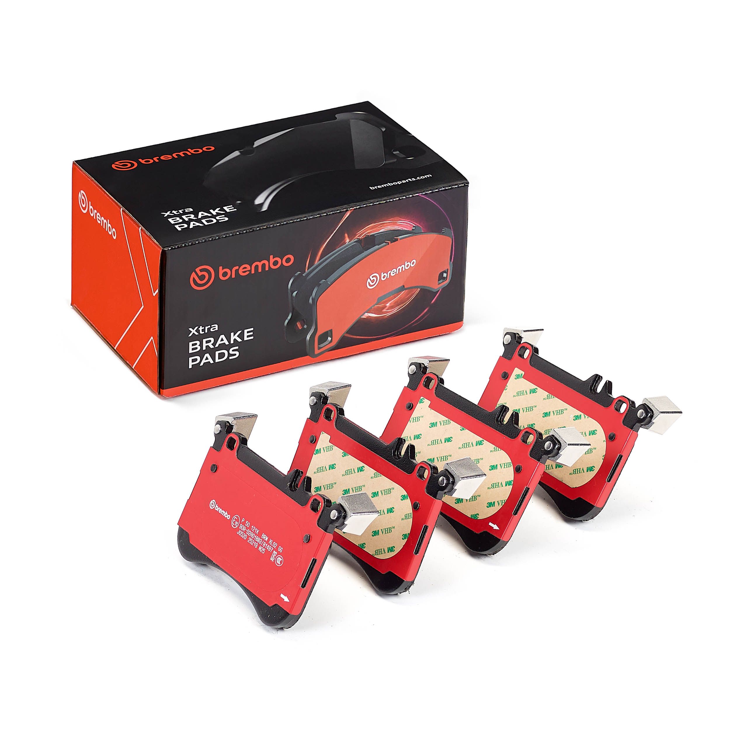 Brembo P 50 121X Bremsbelagsatz, Scheibenbremse