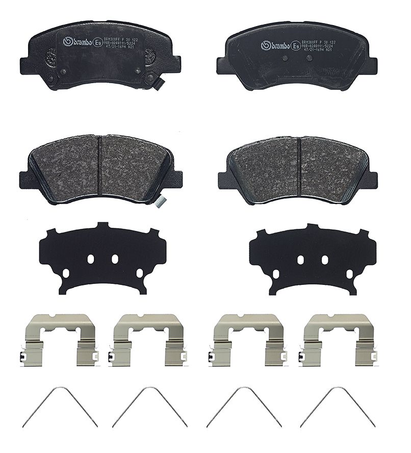 Brembo P 30 122 Bremsbelagsatz, Scheibenbremse