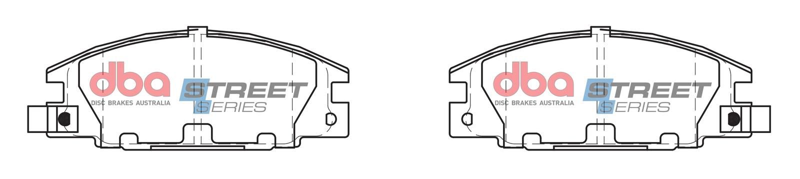 DBA SS STREET SERIES BRAKE PADS [ Holden & Isuzu 1980-02 F ] - TecDoc Only