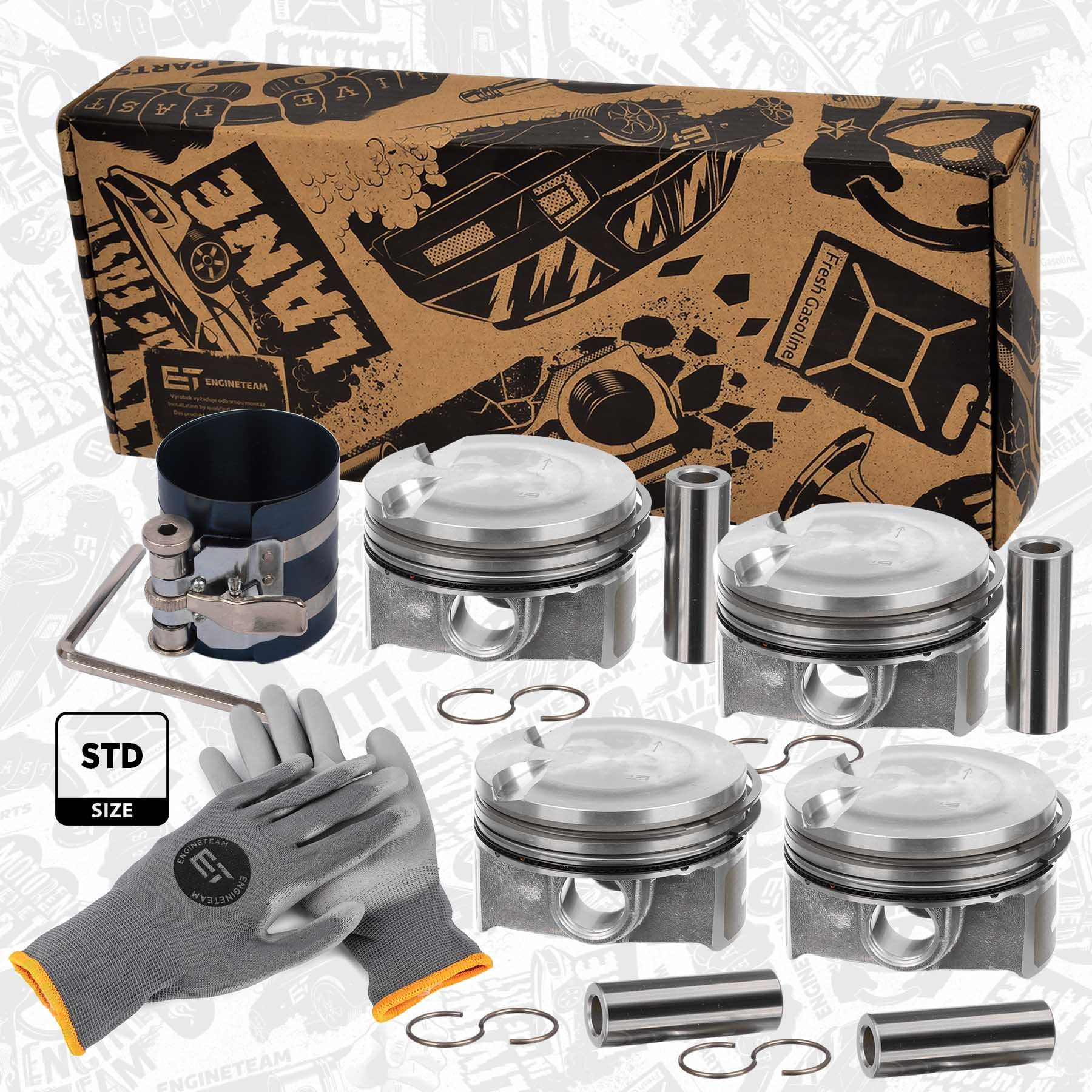 PM014700VR1 ET ENGINETEAM boxET – service kit Dugattyúkészlet