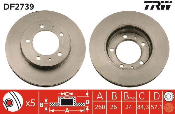 PAIRE DE DISQUES  9900