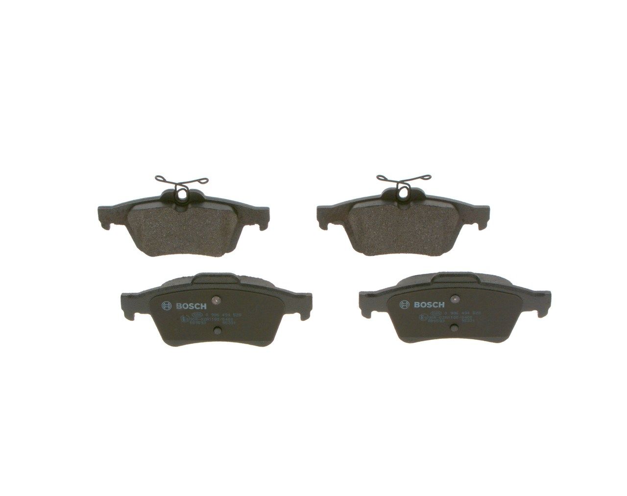 Brake Pad Set, disc brake 0 986 494 528