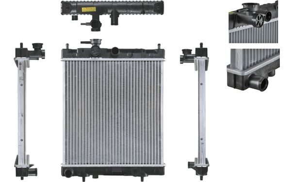 Radiator, engine cooling CR 760 000S